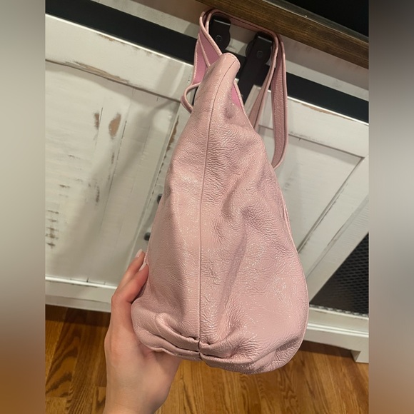 Pink Coach Poppy Rare Leather Tote 👛🩷 EXCELLENT USED CONDITION - Picture 6 of 12